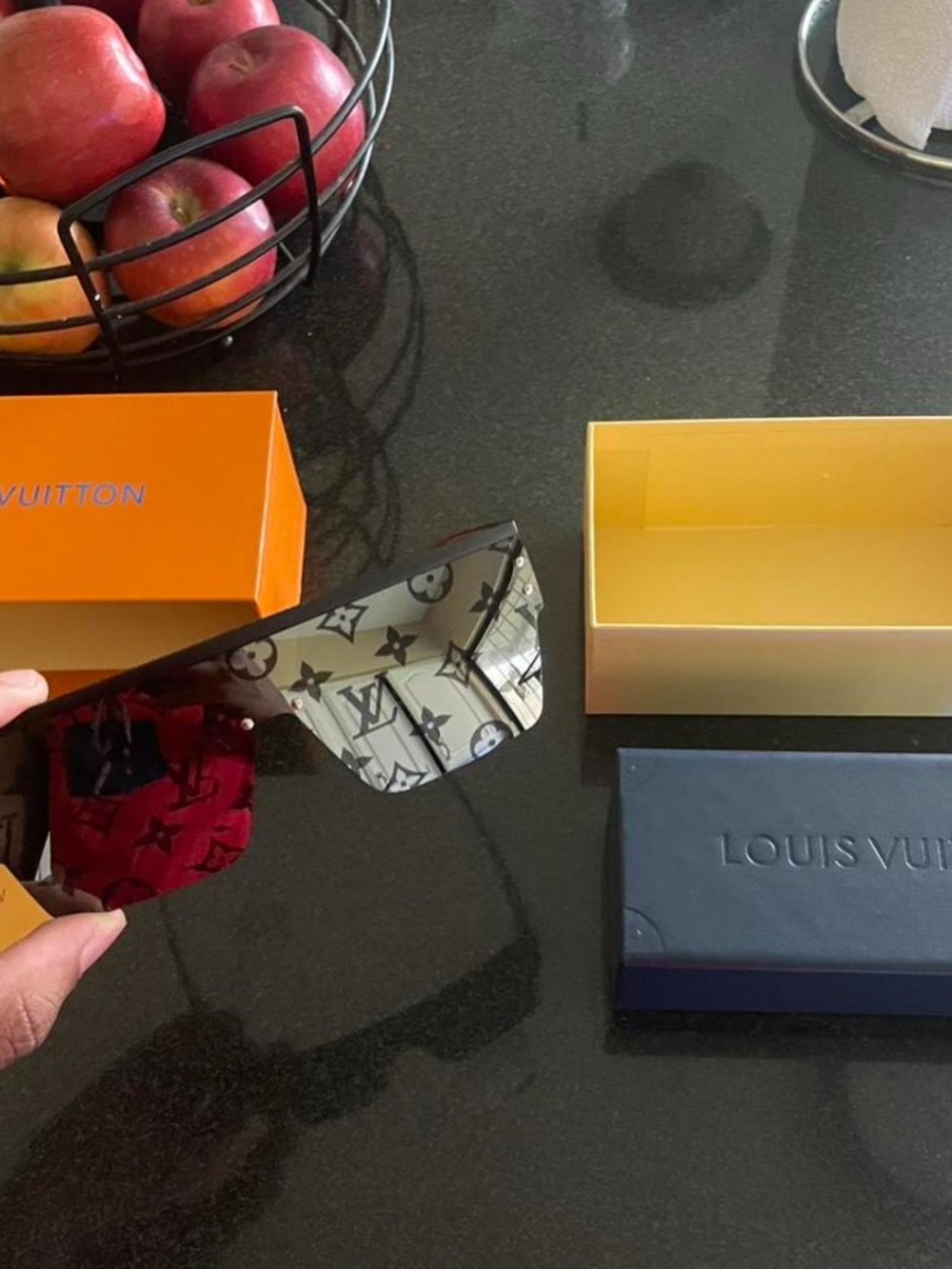 Louis Vuitton Monogram Shield Sunglasses